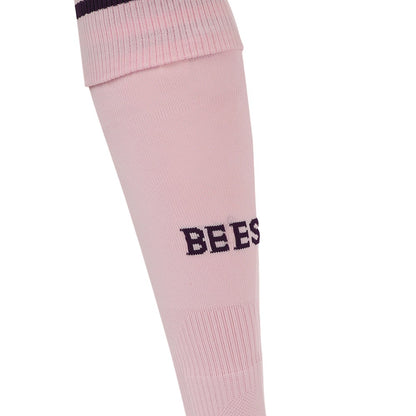Pink - Side - Umbro Mens 24-25 Brentford FC Away Socks