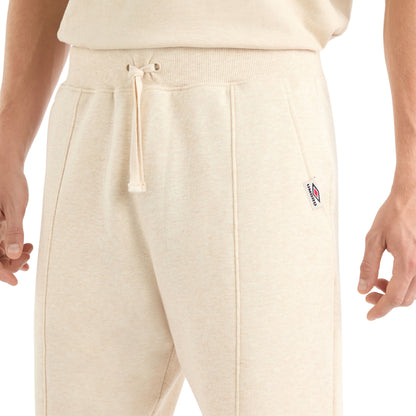 Oatmeal Marl - Side - Umbro Mens Crest Shorts