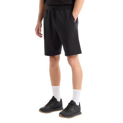 Black - Front - Umbro Mens Crest Shorts
