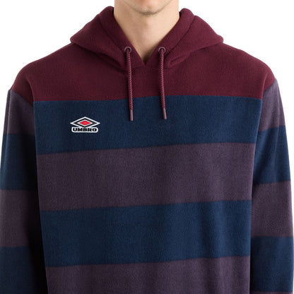 Winetasting - Side - Umbro Mens Multi Stripe Panelled Hoodie