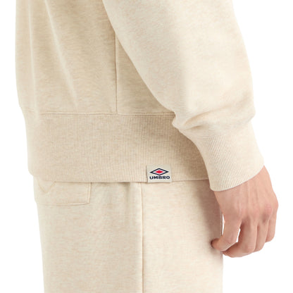 Oatmeal Marl - Lifestyle - Umbro Mens Crest Sweatshirt