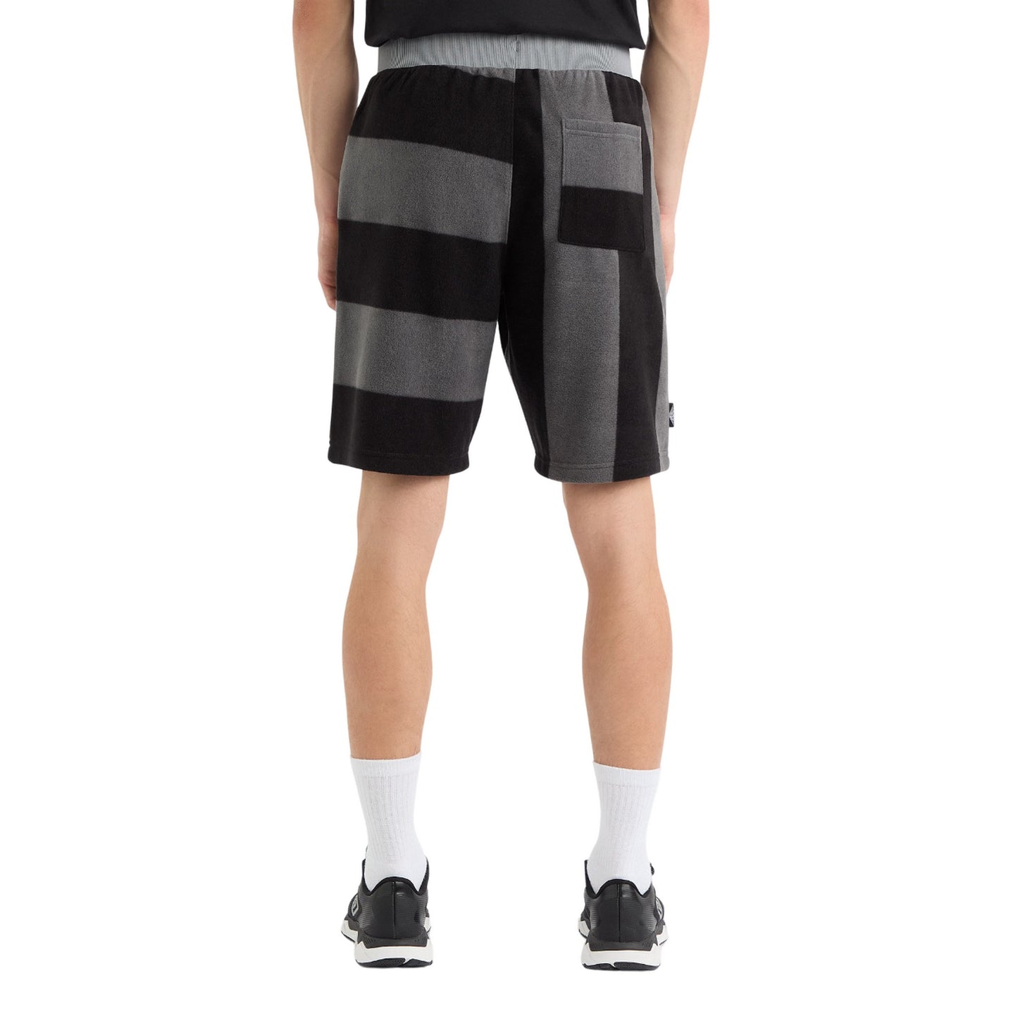 Monument - Back - Umbro Mens Multi Stripe Panelled Shorts