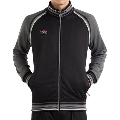 Black-Iron Gate - Front - Umbro Mens Monogram Anthem Jacket