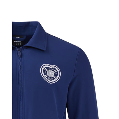 Blue Depth - Lifestyle - Umbro Mens 24-25 Heart Of Midlothian FC Presentation Jacket