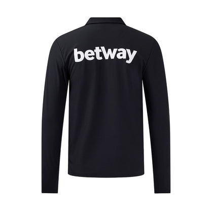 Black - Back - Umbro Mens 24-25 West Ham United FC Presentation Jacket