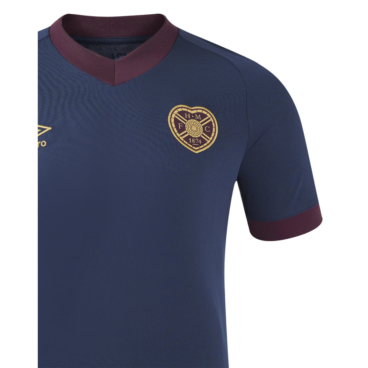 Maroon-Navy - Lifestyle - Umbro Childrens-Kids 24-25 Heart Of Midlothian FC Third Jersey