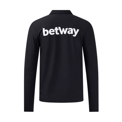 Black - Back - Umbro Childrens-Kids 24-25 West Ham United FC Presentation Jacket
