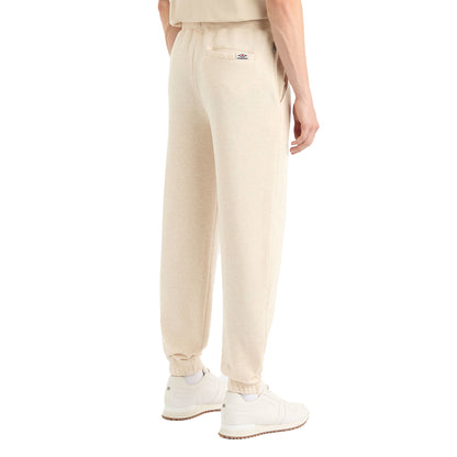 Oatmeal Marl - Back - Umbro Mens Crest Jogging Bottoms