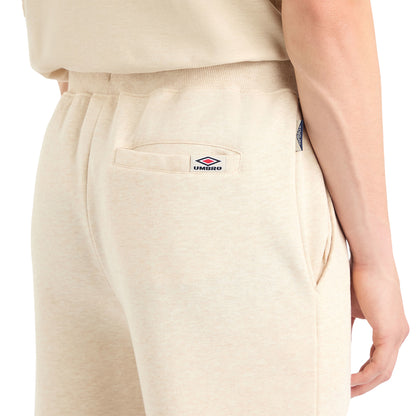 Oatmeal Marl - Lifestyle - Umbro Mens Crest Jogging Bottoms