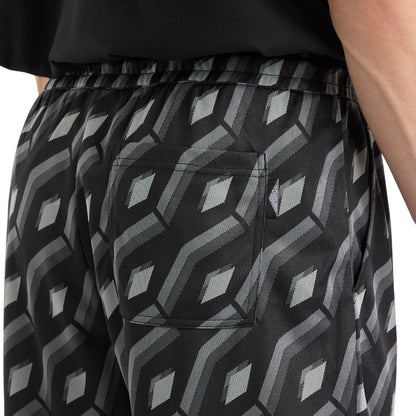 Black - Lifestyle - Umbro Mens Jacquard Shorts