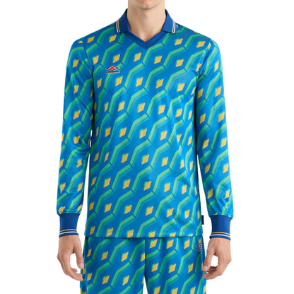 Limoges - Front - Umbro Mens Jacquard Long-Sleeved Jersey