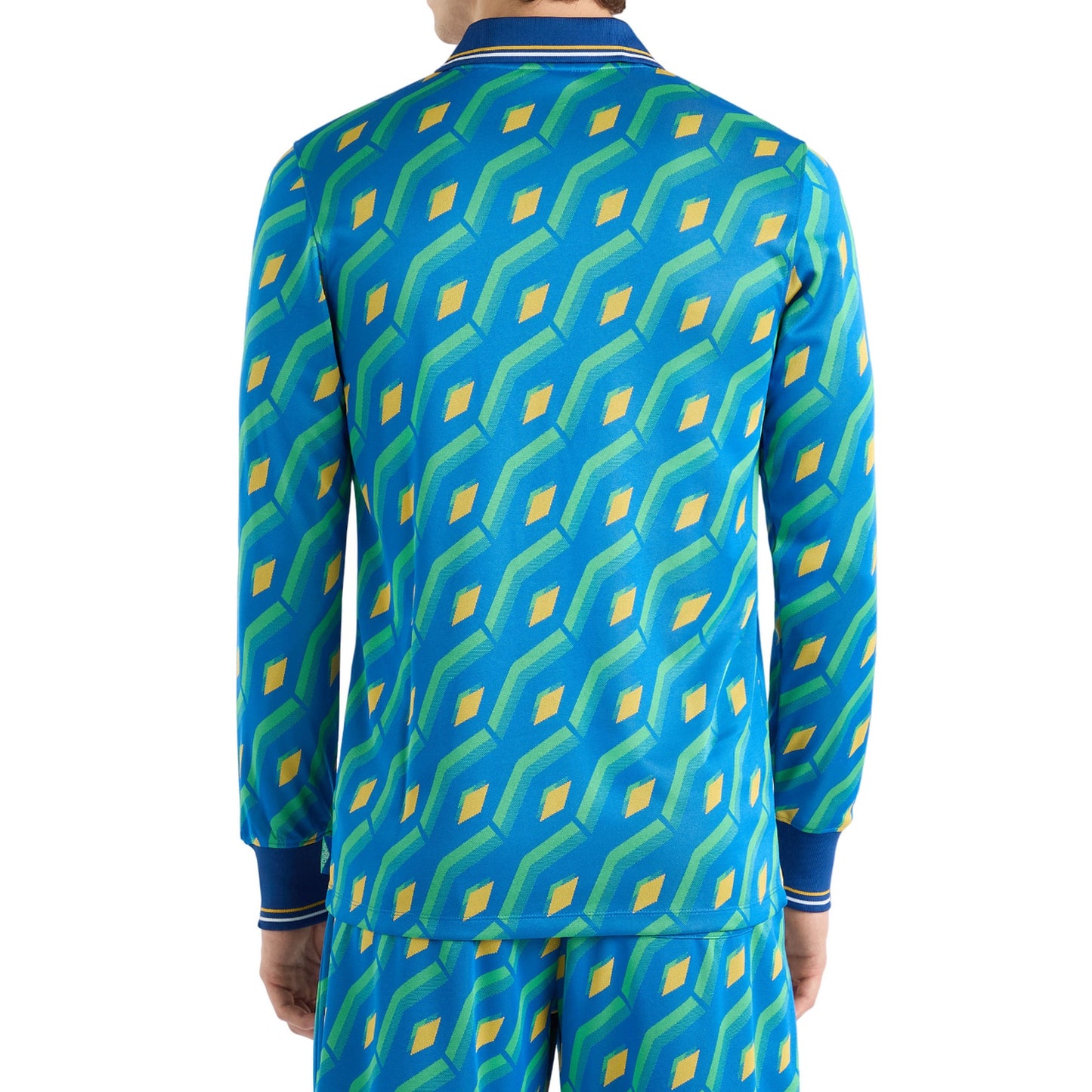 Limoges - Back - Umbro Mens Jacquard Long-Sleeved Jersey