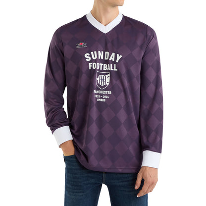 Purple Violet - Front - Umbro Mens 1924-2024 Football Shirt