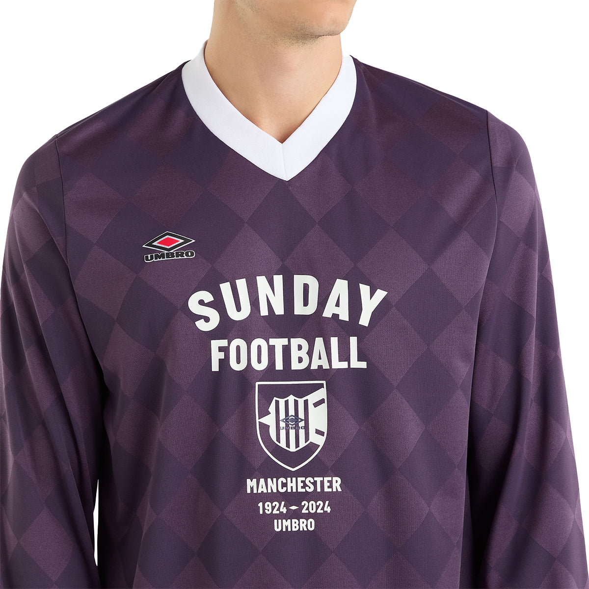Purple Violet - Side - Umbro Mens 1924-2024 Football Shirt