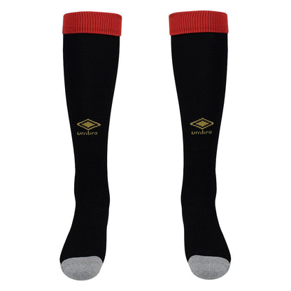 Black-Maroon - Front - Umbro Childrens-Kids 24-25 AFC Bournemouth Home Socks