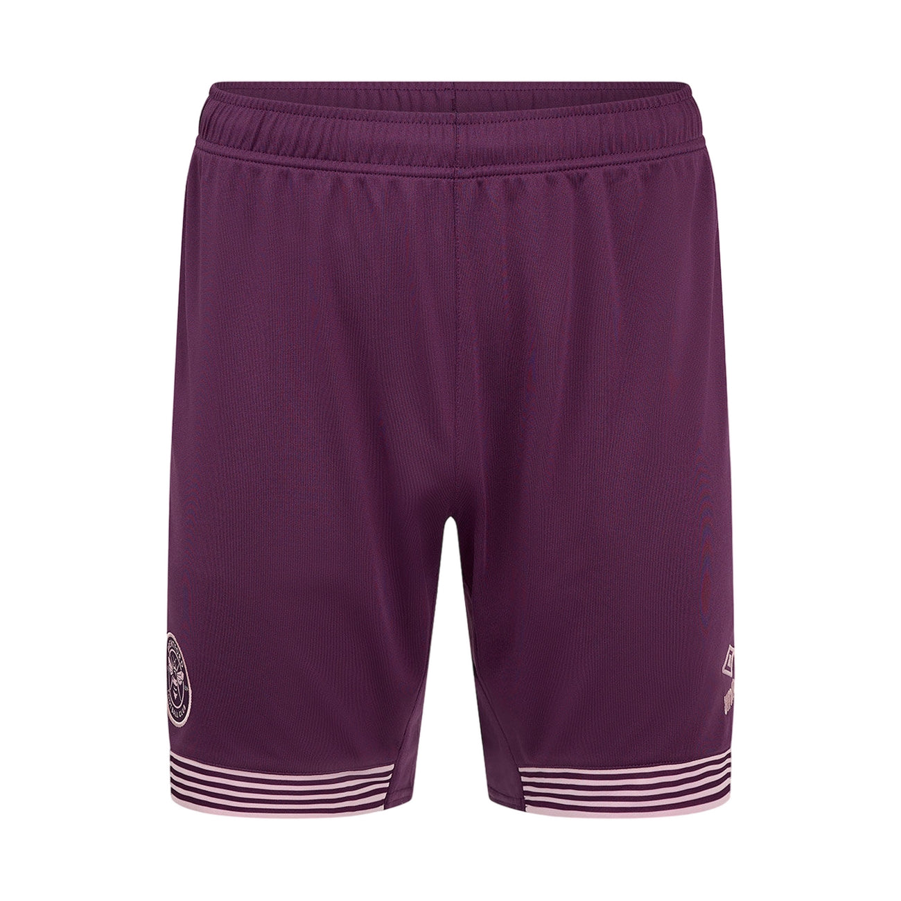Burgundy - Front - Umbro Mens 24-25 Brentford FC Away Shorts