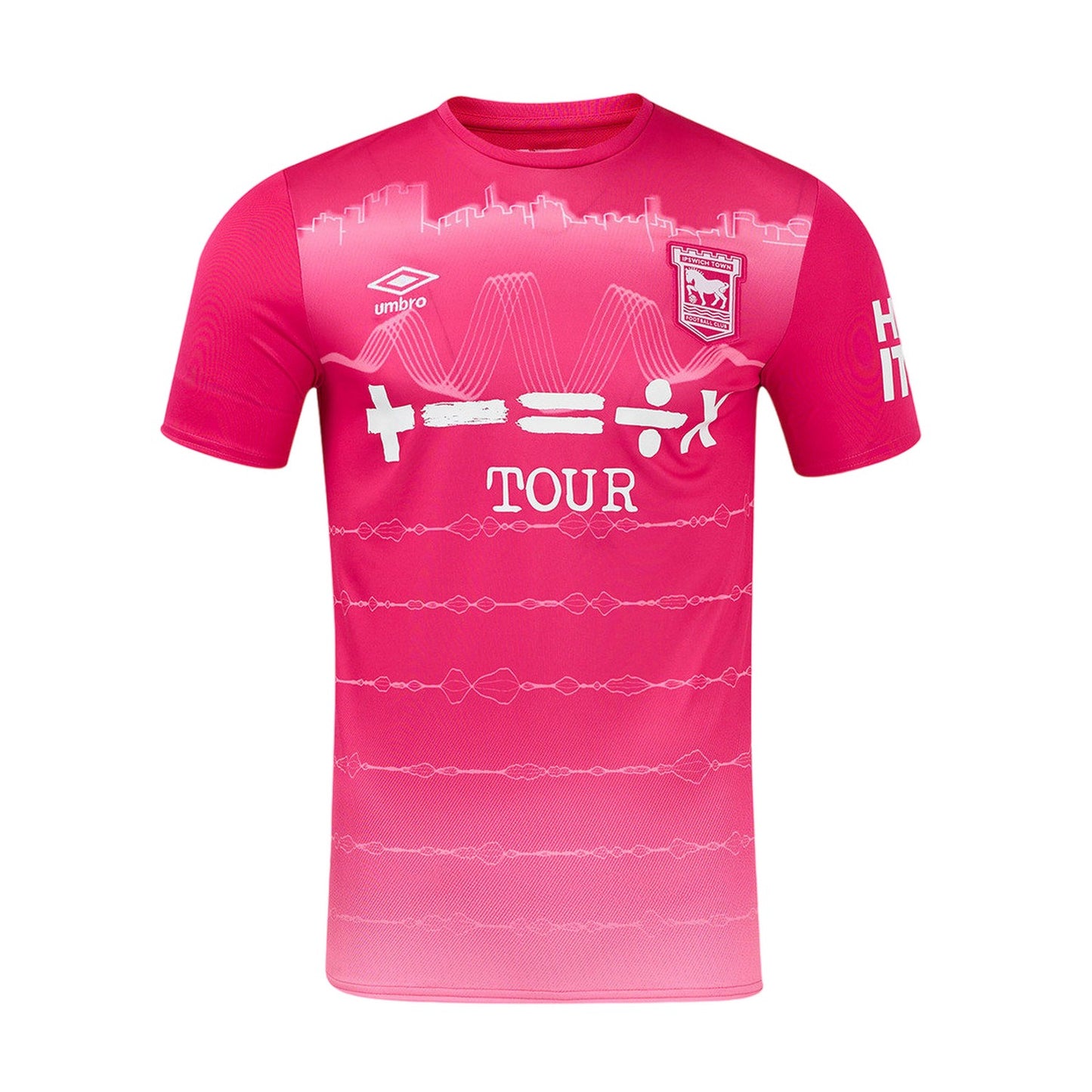 Suffolk Pink - Front - Umbro Childrens-Kids 24-25 Ipswich Town FC Third Jersey