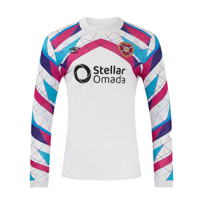 Persian Jewel-Poppy Red-Blue Depth - Front - Umbro Unisex Adult 24-25 Heart Of Midlothian FC Midlayer