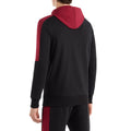 Black-Tibetan Red - Back - Umbro Mens Terrace Half Zip Hoodie