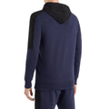 Peacoat-Black - Back - Umbro Mens Terrace Half Zip Hoodie