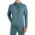 Goblin Blue - Front - Umbro Mens Sportswear Full Zip Raglan Hoodie
