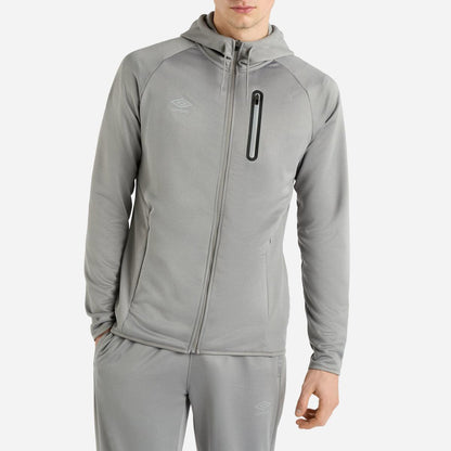 Griffin - Front - Umbro Mens Sportswear Full Zip Raglan Hoodie