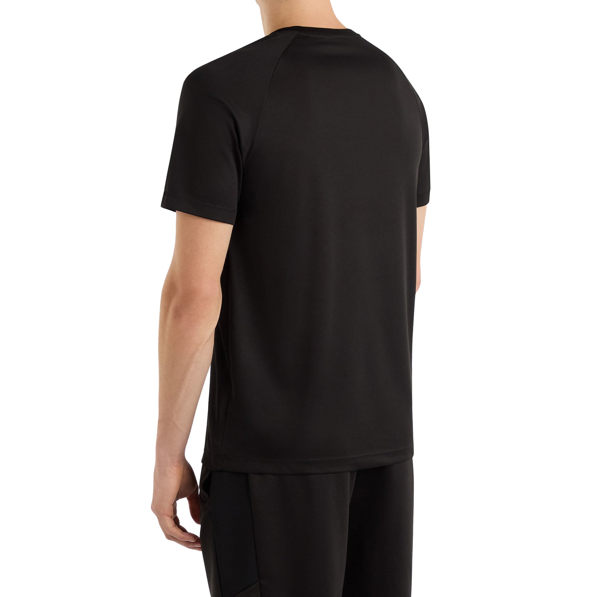 Black - Back - Umbro Mens Sportswear Raglan T-Shirt