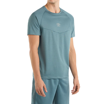 Goblin Blue - Front - Umbro Mens Sportswear Raglan T-Shirt
