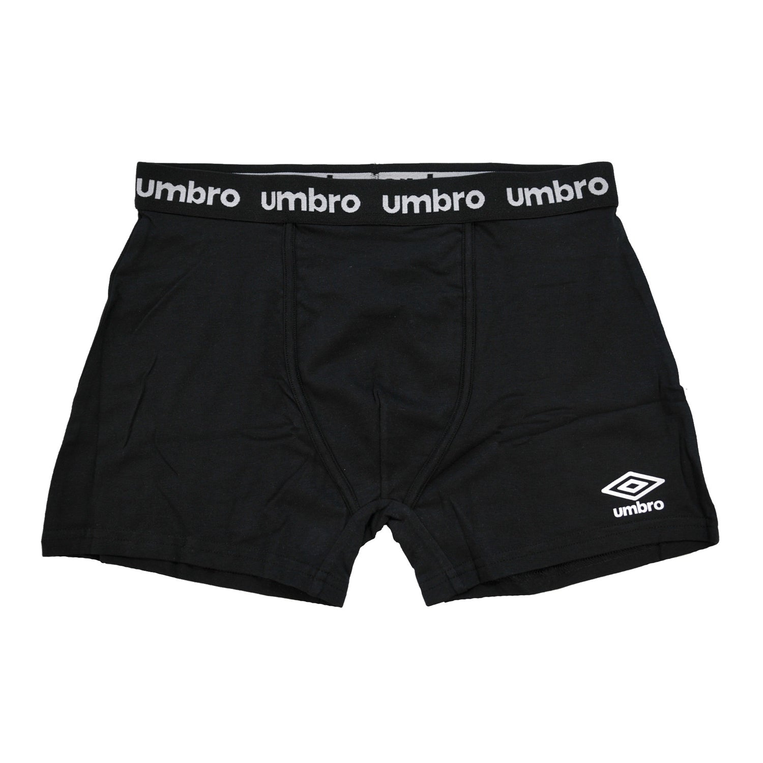 Black - Back - Umbro Mens Boxer Shorts (Pack of 3)