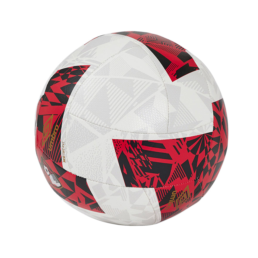 White-Gold-High Risk Red-Black - Back - Umbro 24-25 Neo Swerve AFC Bournemouth Football