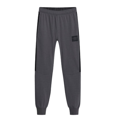 Castle Rock-Black - Front - Umbro Mens Terrace Jogging Bottoms