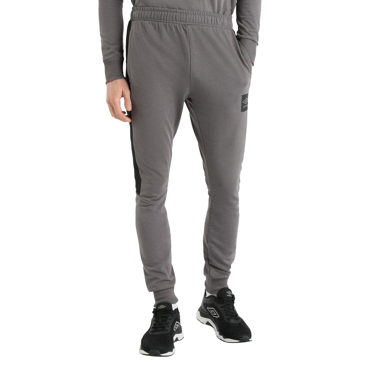 Castle Rock-Black - Back - Umbro Mens Terrace Jogging Bottoms