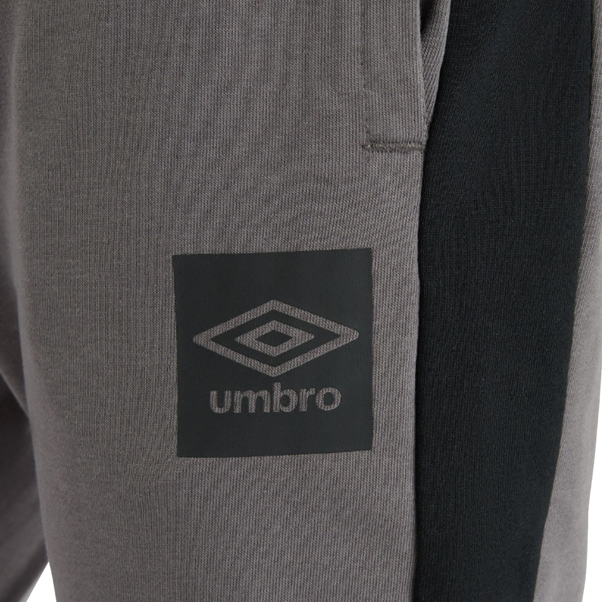 Castle Rock-Black - Lifestyle - Umbro Mens Terrace Jogging Bottoms