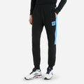 Black-Azure Blue - Front - Umbro Mens Terrace Jogging Bottoms