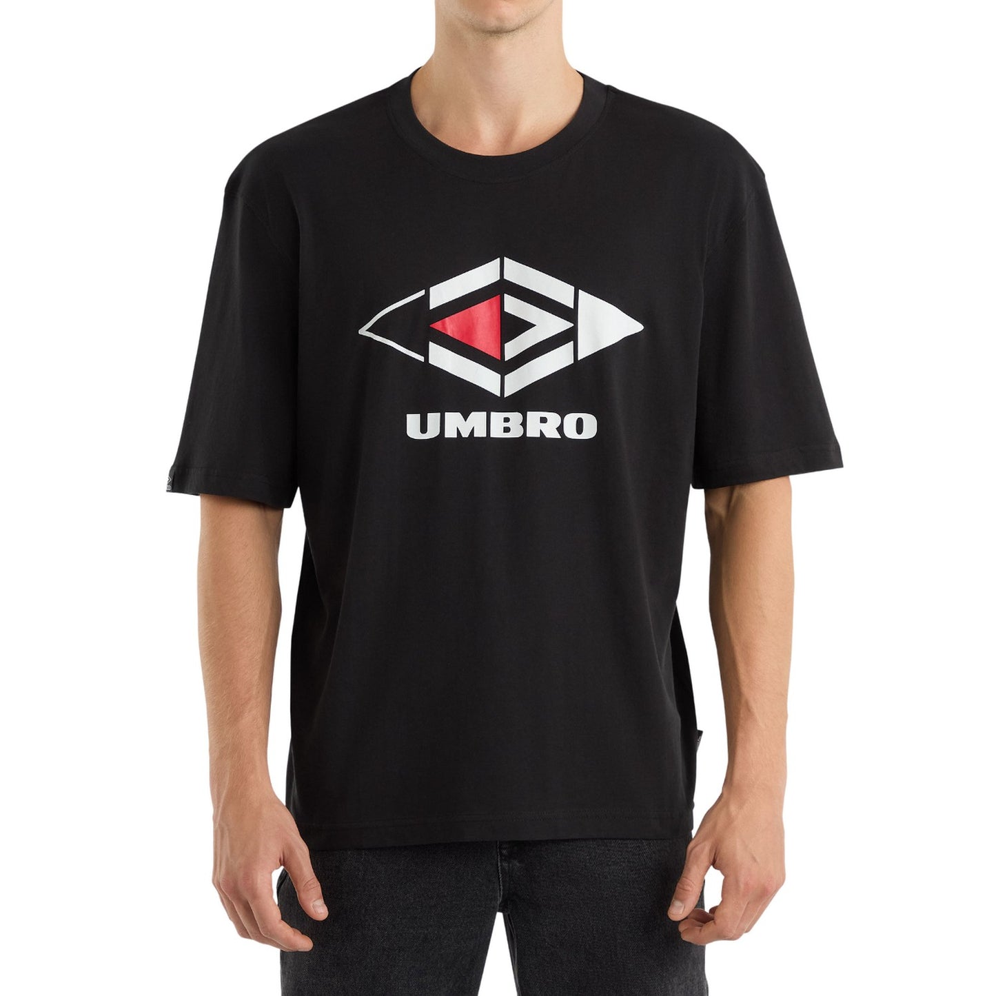 Black - Side - Umbro Mens Evolution T-Shirt