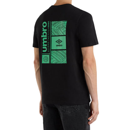 Black - Back - Umbro Mens Stadium T-Shirt