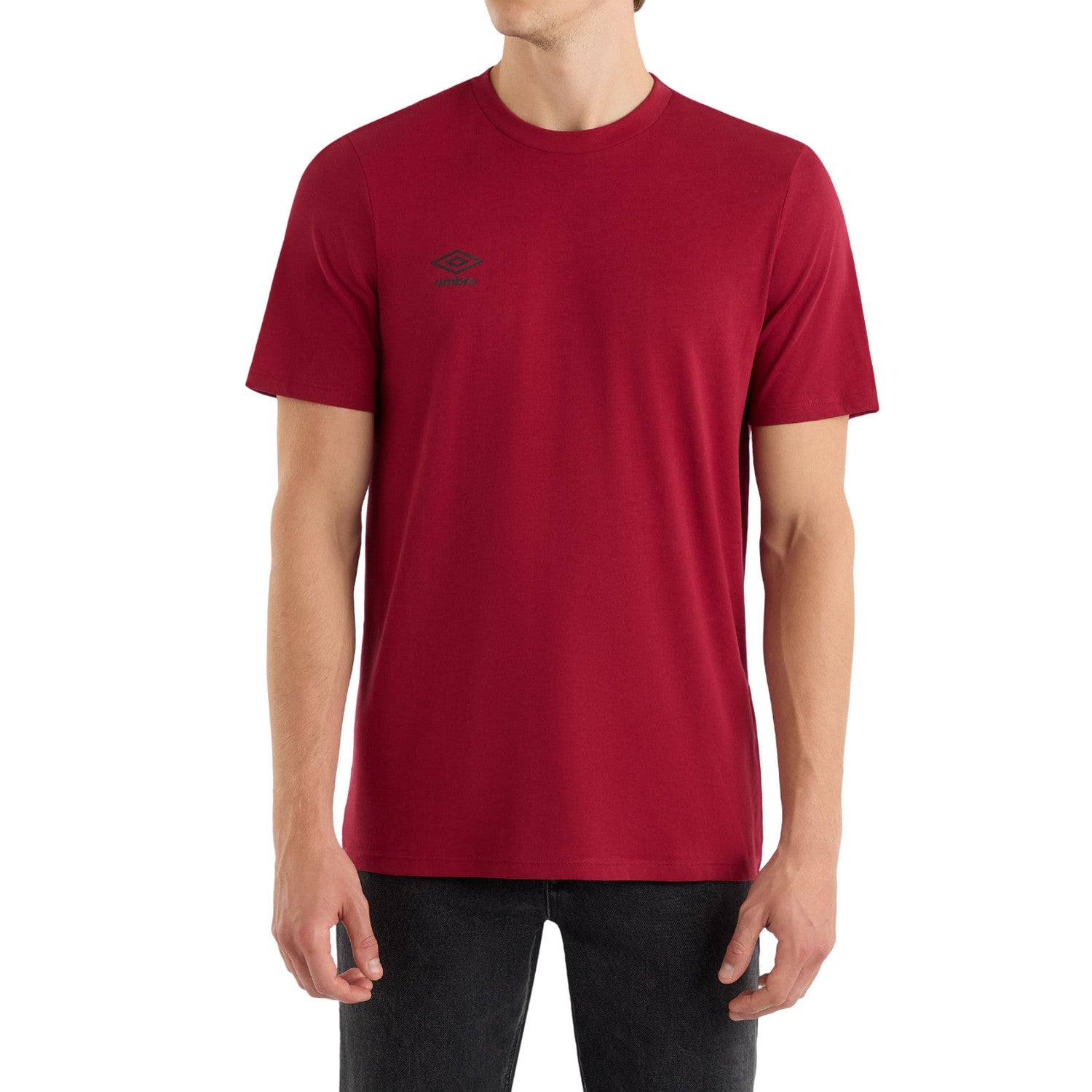 Tibetan Red - Side - Umbro Mens Stadium T-Shirt