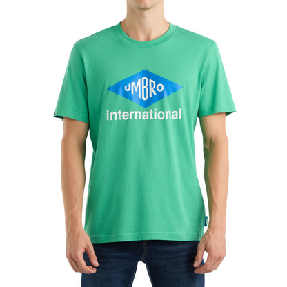 Peppermint Green - Side - Umbro Mens International Diamond T-Shirt