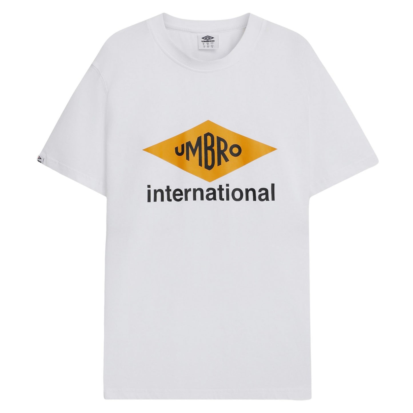 Brilliant White - Front - Umbro Mens International Diamond T-Shirt