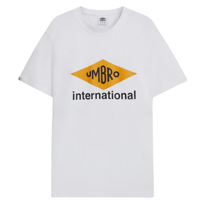 Brilliant White - Front - Umbro Mens International Diamond T-Shirt