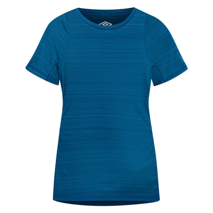 Poseidon Marl - Front - Umbro Womens-Ladies Pro Marl Polyester Training T-Shirt