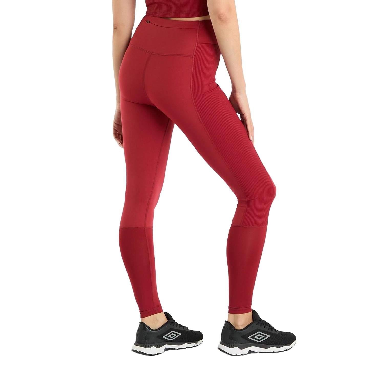 Sundried Tomato - Back - Umbro Womens-Ladies Pro 7-8 Training Leggings