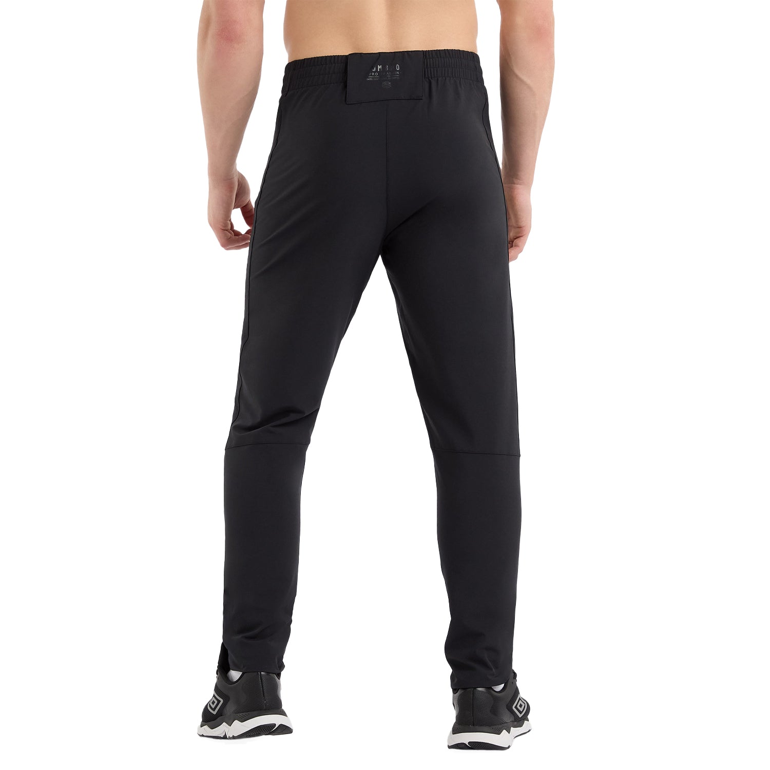 Black - Back - Umbro Mens Pro Training Elite Hybrid Trousers