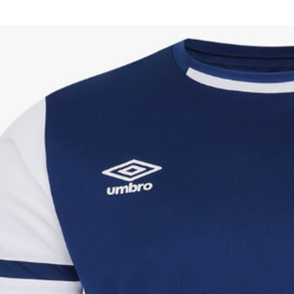 Navy-Brilliant White - Lifestyle - Umbro Mens Cavelle Jersey T-Shirt