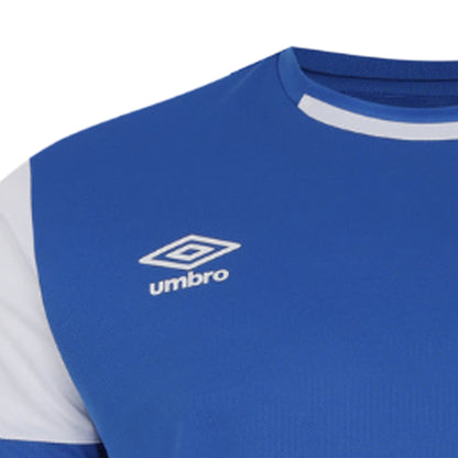 Royal Blue-Brilliant White - Lifestyle - Umbro Mens Cavelle Jersey T-Shirt