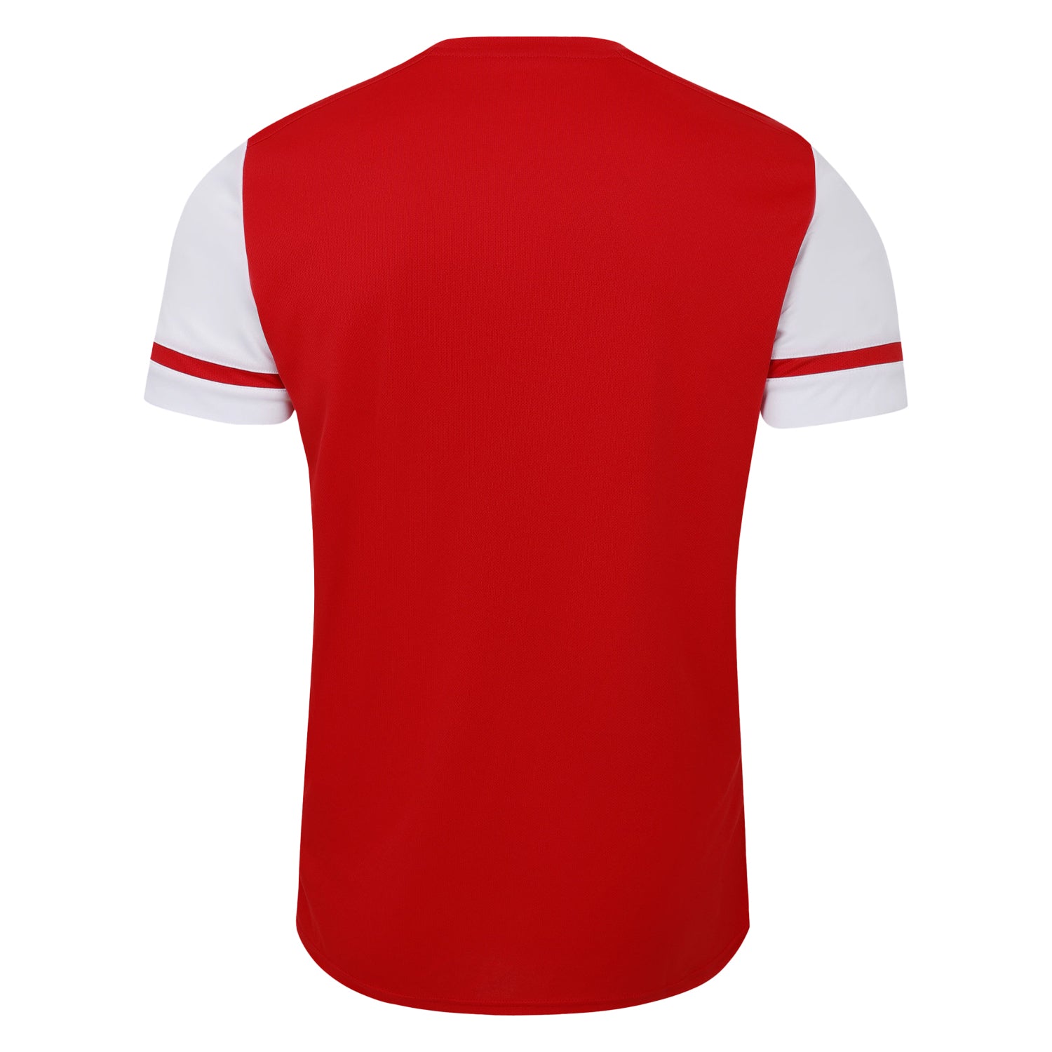 Vermillion-Brilliant White - Back - Umbro Mens Cavelle Jersey T-Shirt