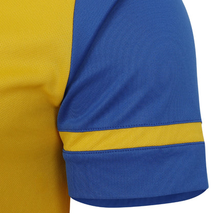 Yellow-Royal Blue - Side - Umbro Mens Cavelle Jersey T-Shirt