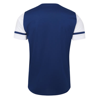 Navy-Brilliant White - Back - Umbro Mens Cavelle Jersey T-Shirt