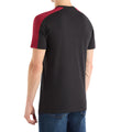 Black-Tibetan Red - Back - Umbro Mens Terrace T-Shirt