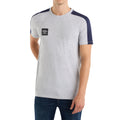Light Grey Marl-Peacoat - Side - Umbro Mens Terrace T-Shirt